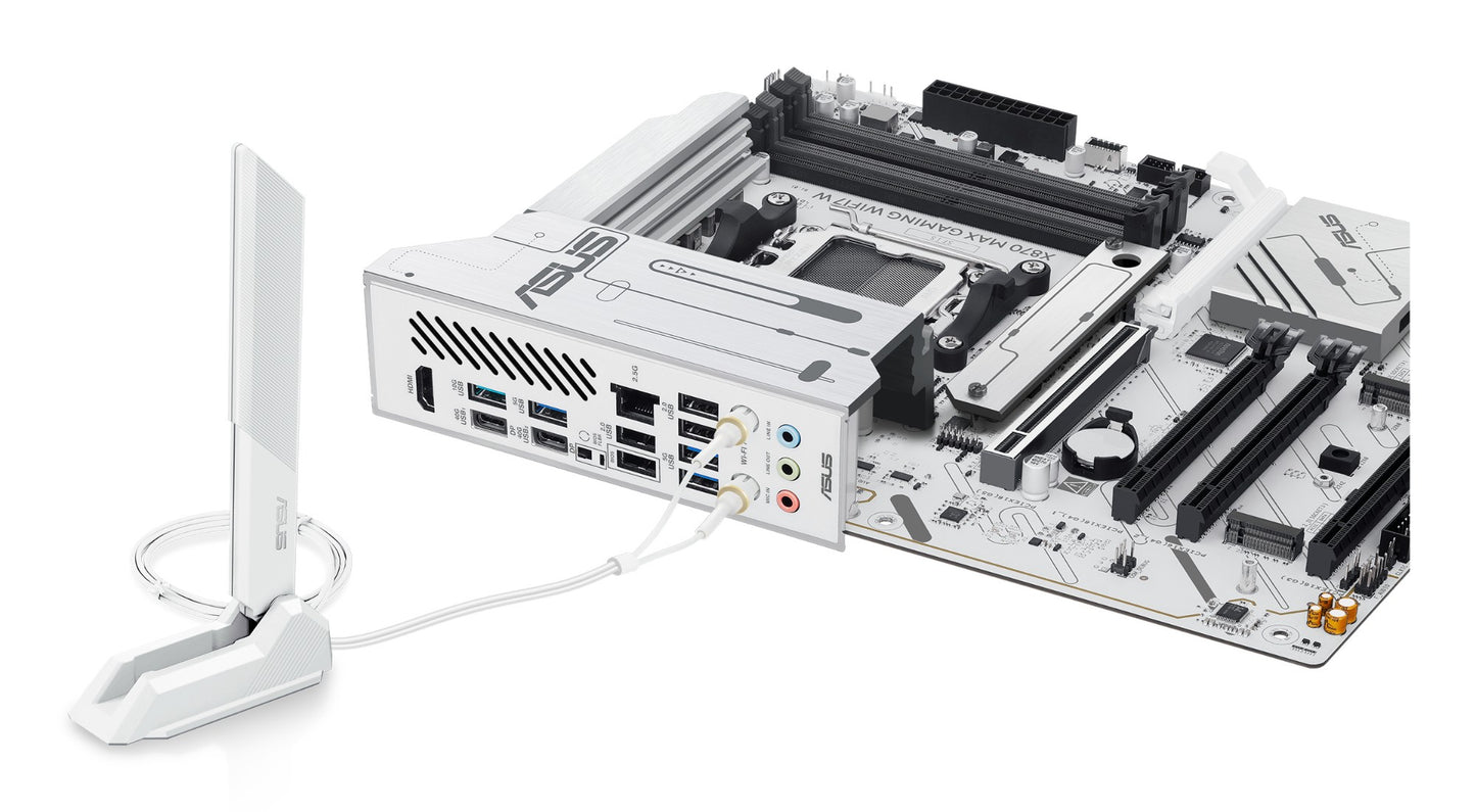 ASUS X870 MAX GAMING WIFI7 W AMD X870 Socket AM5 ATX Motherboard