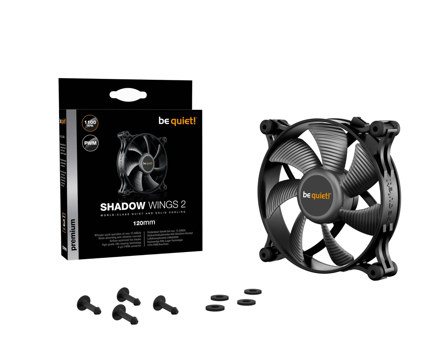be quiet! Shadow Wings 2 | 120mm PWM Cooling