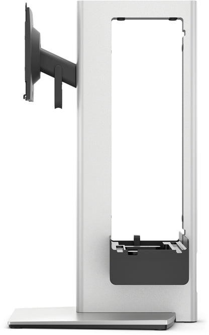 DELL Pro Slim OSS25 68.6 cm (27") Desk Black, Silver Mount