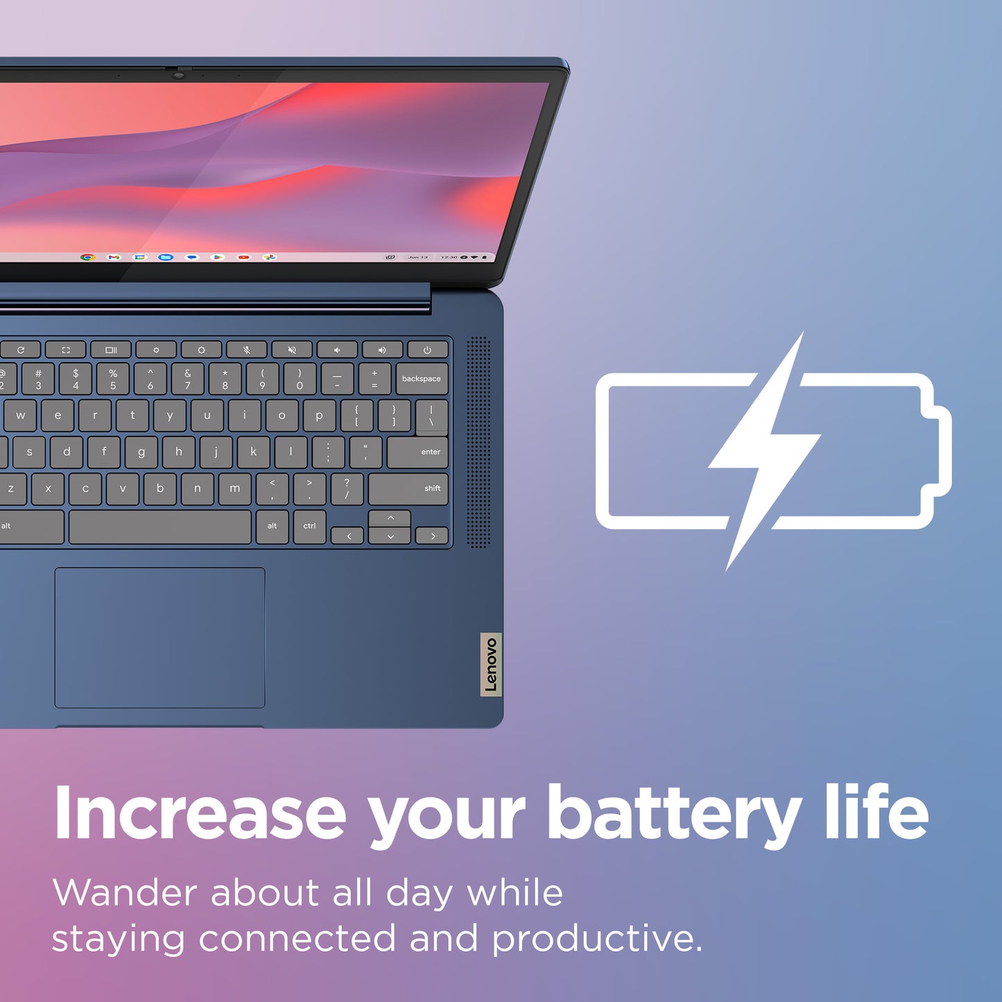 Lenovo IdeaPad Slim 3 Chrome 14M868 MediaTek Kompanio 520 14" MediaTek Kompanio 520 4GB 128GB eMMC SSD Laptop