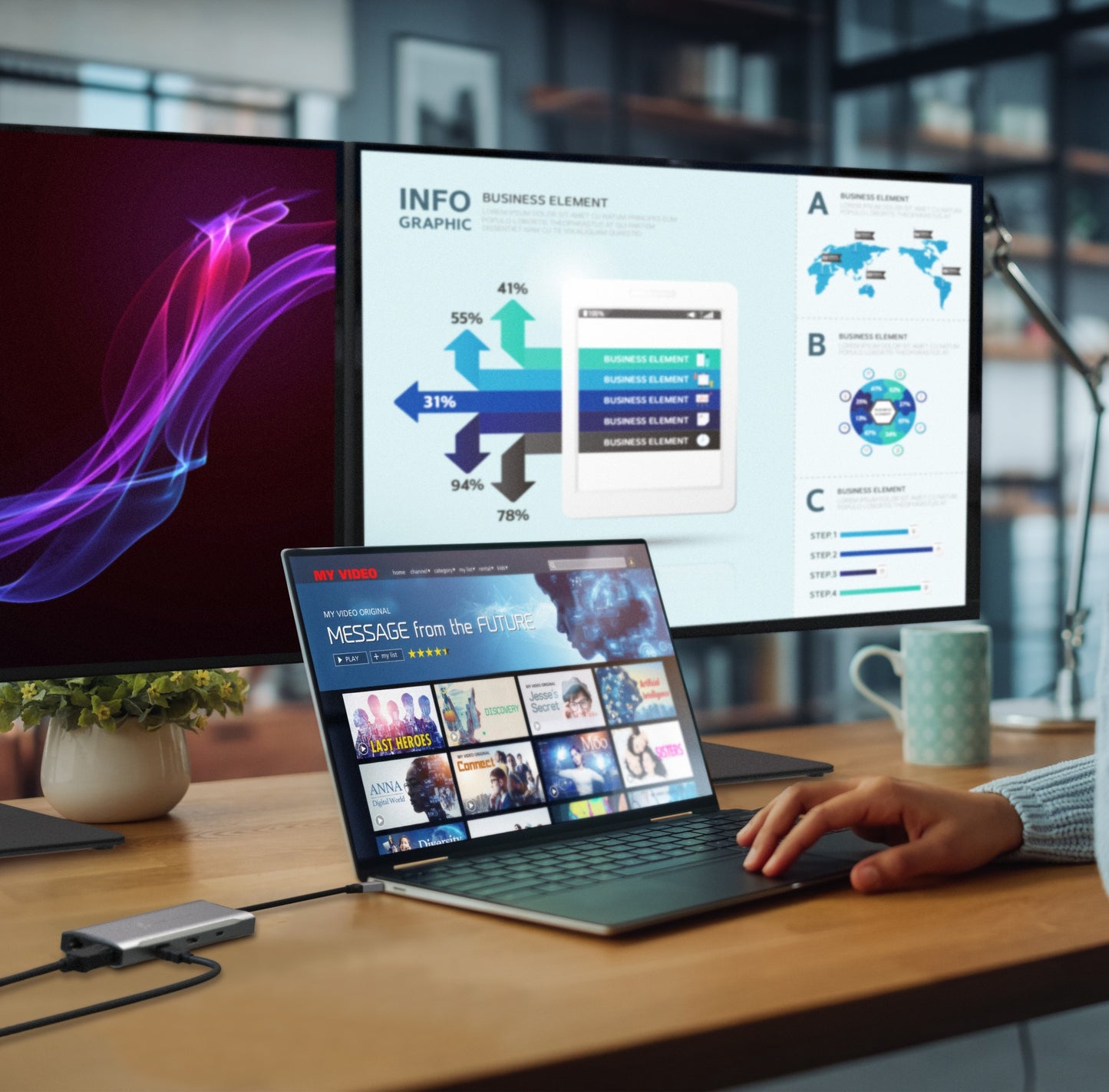 j5create JCD397-N 4K60 Elite USB-C Docking Station