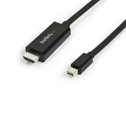 StarTech.com 10ft (3m) Mini DisplayPort to HDMI Cable - 4K 30Hz Video - mDP to HDMI