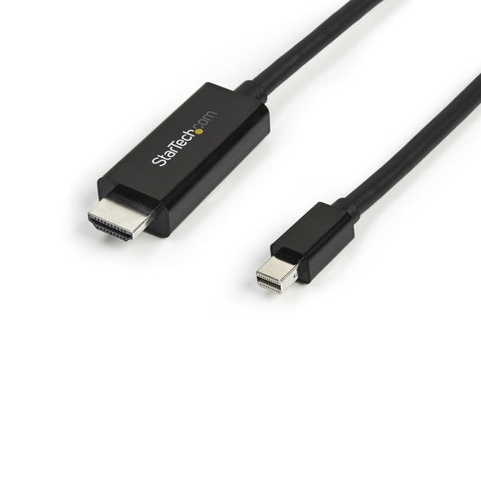 StarTech.com 10ft (3m) Mini DisplayPort to HDMI Cable - 4K 30Hz Video - mDP to HDMI