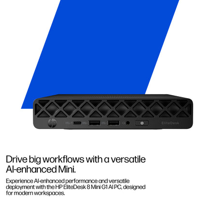 HP EliteDesk 8 Core Ultra 7 265T 16GB 512GB SSD Mini PC