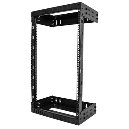 StarTech.com 2-Post 18U Heavy-Duty Wall Mount Network Rack, 19" Open Frame Server