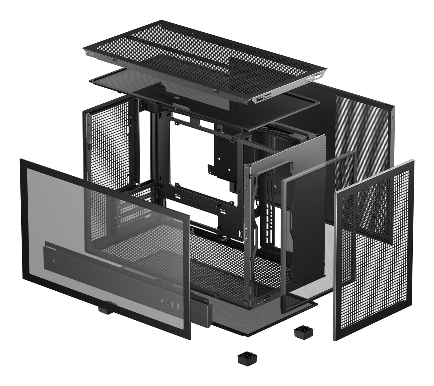 DeepCool CH260 Micro Tower Black PC Case