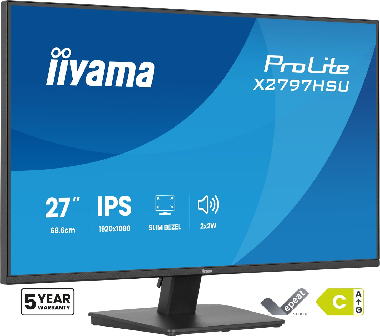 iiyama ProLite X2797HSU-B1 27" Full HD IPS 120Hz Monitor
