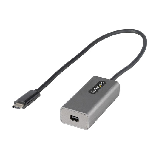 StarTech.com USB C to Mini DisplayPort Adapter - 4K 60Hz USB-C to mDP Adapter Dongle Hub