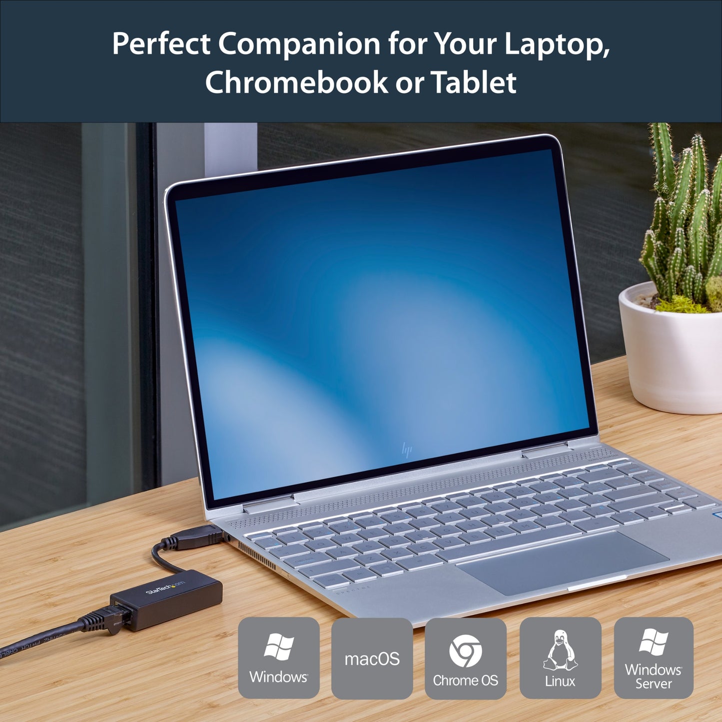 StarTech.com USB 3.0 to Gigabit Ethernet Network Adapter, 10/100/1000 Mbps, USB to (B31000S)