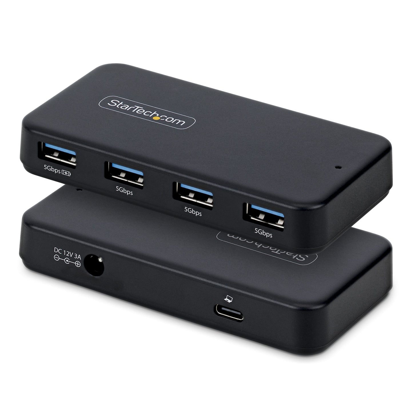StarTech.com 4-Port USB-A Hub, 5Gbps, Self-Powered, 2-in-1 USB-C and USB-A Host