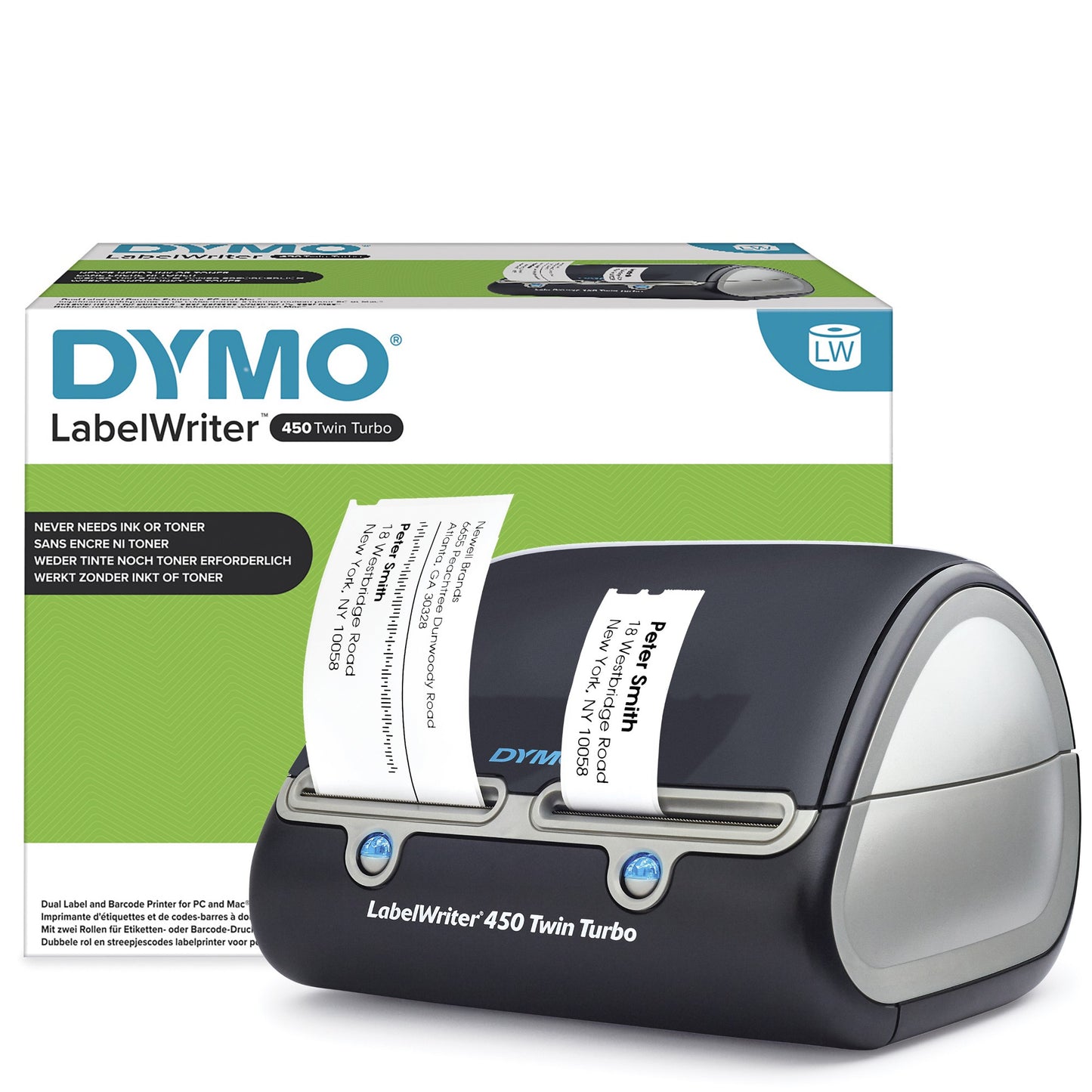 DYMO LabelWriter 450 Twin Turbo Label Maker | Direct Thermal Label Printer | Fast 71