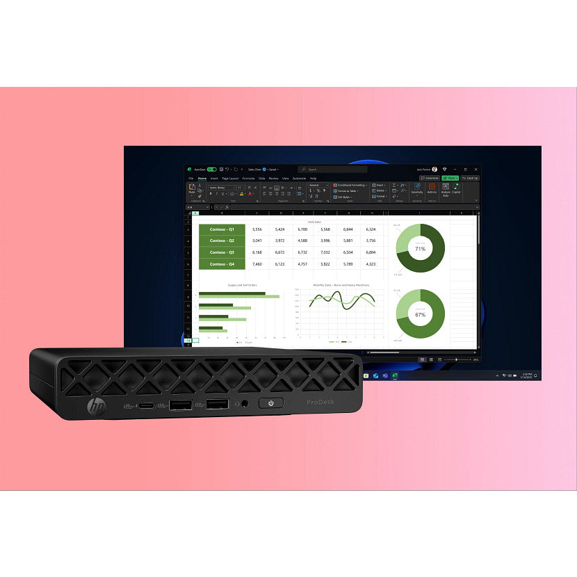 HP ProDesk 4 G1i AI Core Ultra 5 235T 16GB 512GB SSD Mini PC