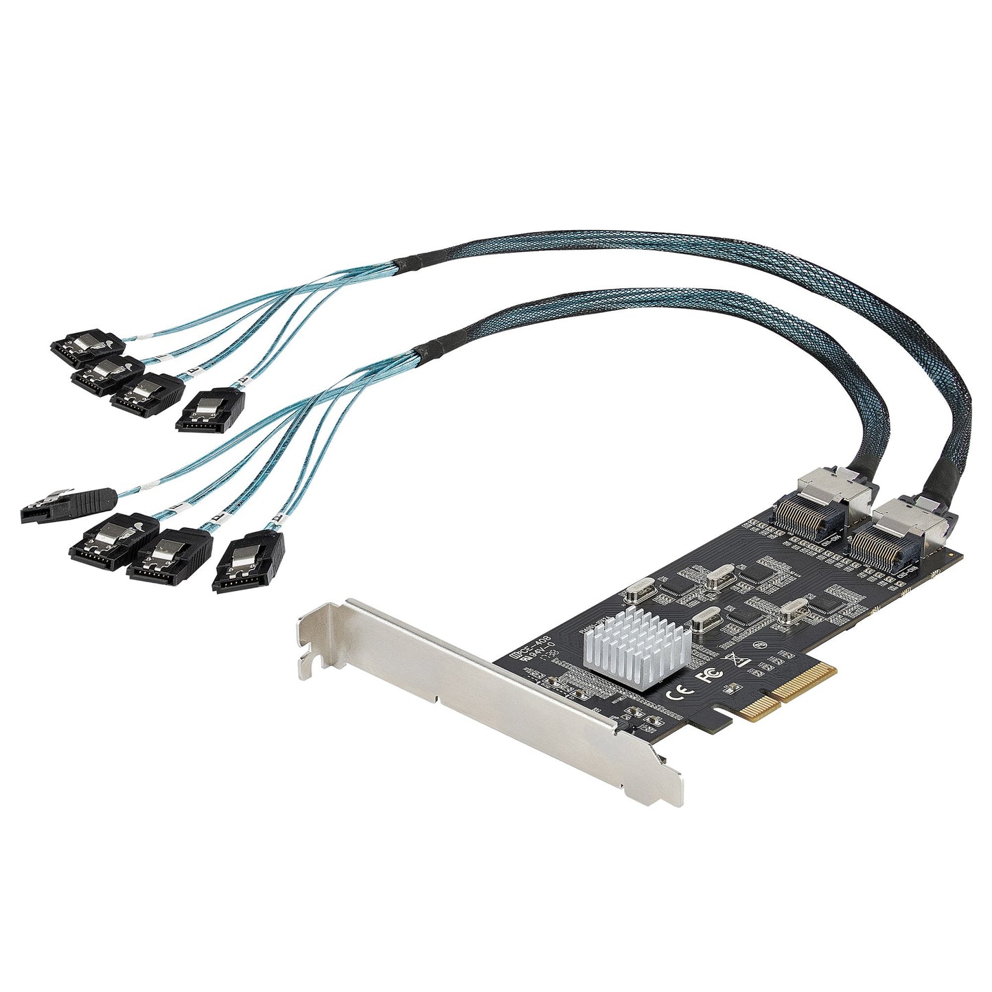 StarTech.com 8 Port SATA PCIe Card - PCI Express 6Gbps SATA Expansion Adapter Card Hub