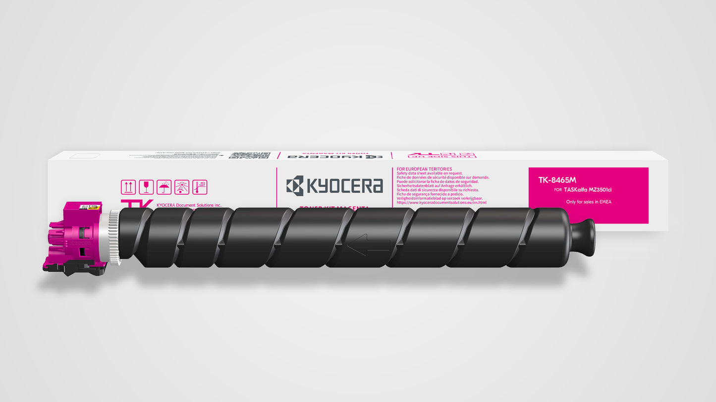 KYOCERA 1T0C2LBNL0/TK-8465M Magenta Toner Cartridge (20K pages, KM TASKalfa MZ 3501)