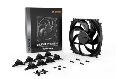 be quiet! SILENT WINGS 4 | 140mm PWM Computer case Fan 14 cm Black 1 pc(s) Cooling