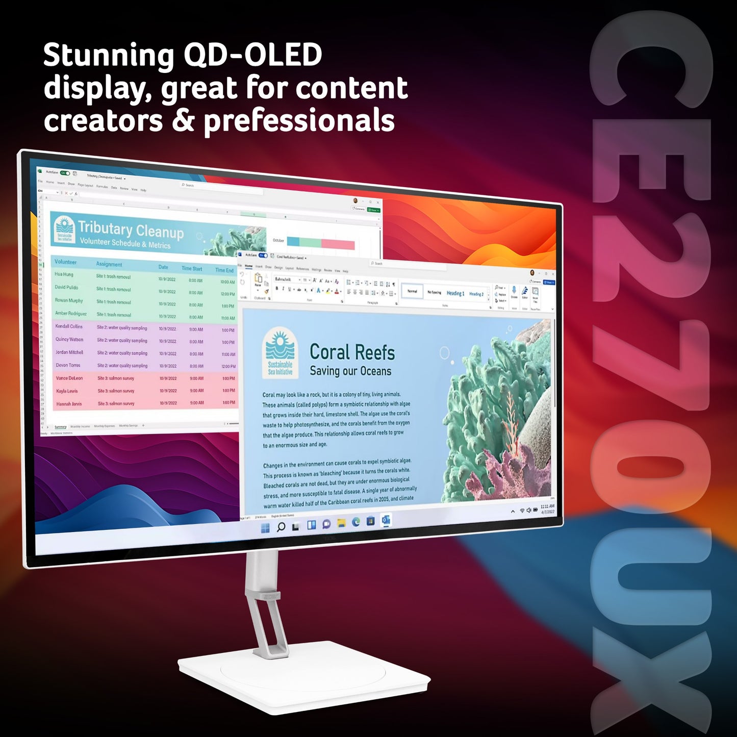 Acer CE270UX QD-OLED 26.5" QHD OLED 240Hz Monitor