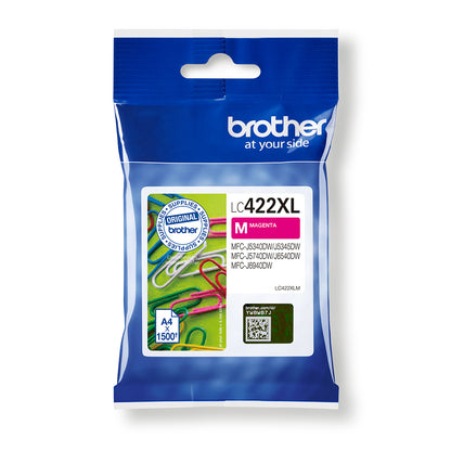 Brother LC-422XLM Magenta Ink Cartridge (1.5K pages, Brother MFC-J 5340)