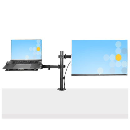 StarTech.com Monitor Arm with VESA Laptop Tray, For a Laptop (4.5kg/9.9lb) and a Mount