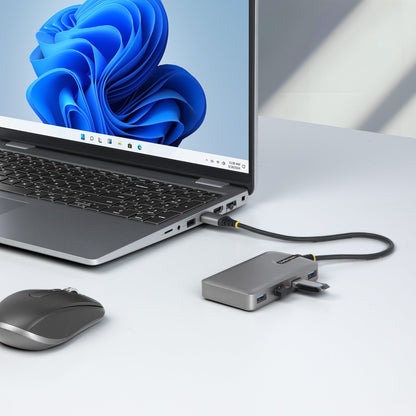 StarTech.com 4-Port USB-A Hub, 5Gbps, Bus Powered, USB-A to 4x USB-A Hub with USB-C