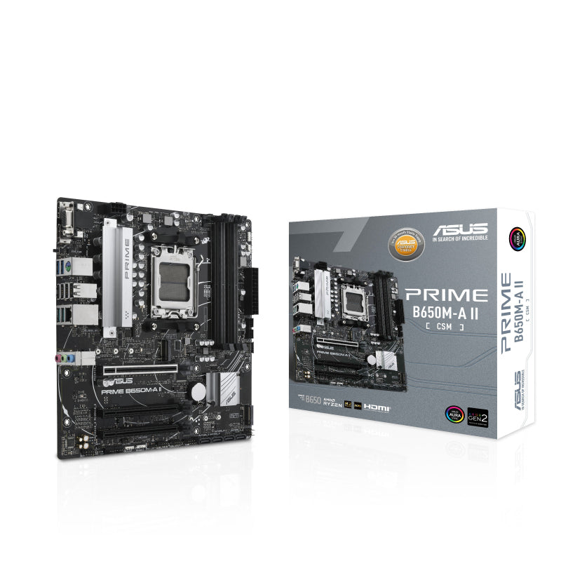 ASUS PRIME B650M-A II-CSM AMD B650 Socket AM5 micro ATX Motherboard