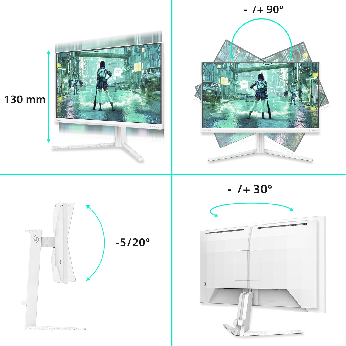Philips Evnia 3000 24M2N3201P/00 23.8" Full HD IPS 260Hz Monitor