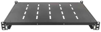 Intellinet 19" Sliding Shelf, 1U, 800 to 1000mm Depth, shelf depth 550mm, Black Rack