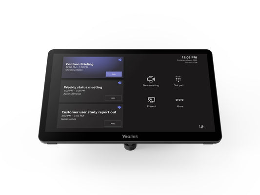 Yealink Mtouch Plus Controller Black Webcam