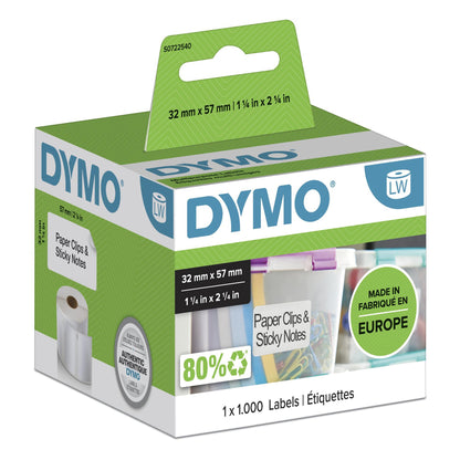 DYMO 11354/S0722540 DirectLabel-etikettes 57mm x32mm for Dymo LW 550 60mm/400 Labels