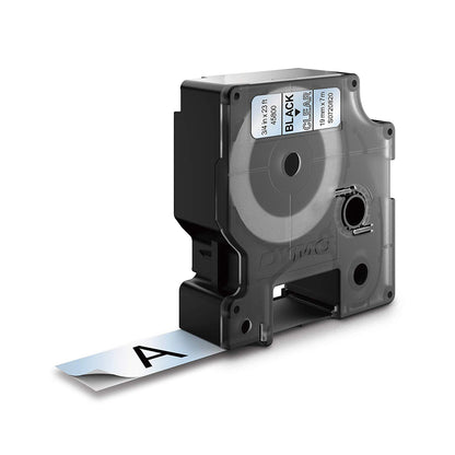 DYMO 45800/S0720820 DirectLabel-etikettes black on Transparent 19mm x 7m for Dymo D1 Labels