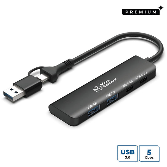 Microconnect UC0066-5G-USB-C-4IN1 interface hub USB 3.2 Gen 2 (3.1 Gen 2) Type-C