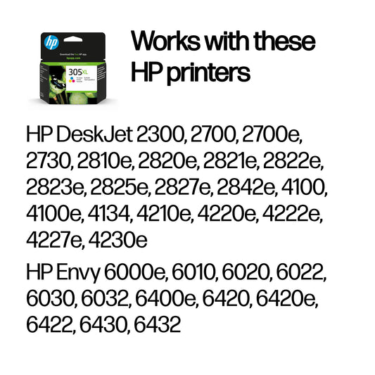 HP 3YM63AE/305XL Color Ink Cartridge (200 pages)