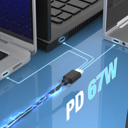 j5create JUP1565DC 67W GaN PD USB-C® Mini Charger with 6 Types of DC Connector-UK