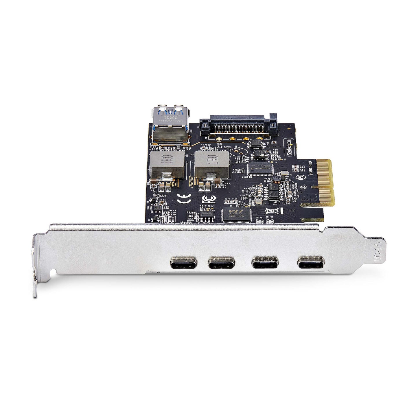 StarTech.com 5-Port USB PCIe Card, USB 3.2 10Gbps, PCI Express Card with 4x USB-C Hub