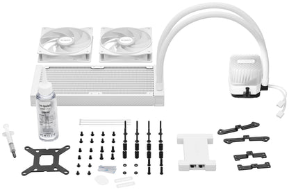 be quiet! LIGHT LOOP 240mm White Processor All-in-one liquid cooler 12 cm 1 pc(s) Cooling