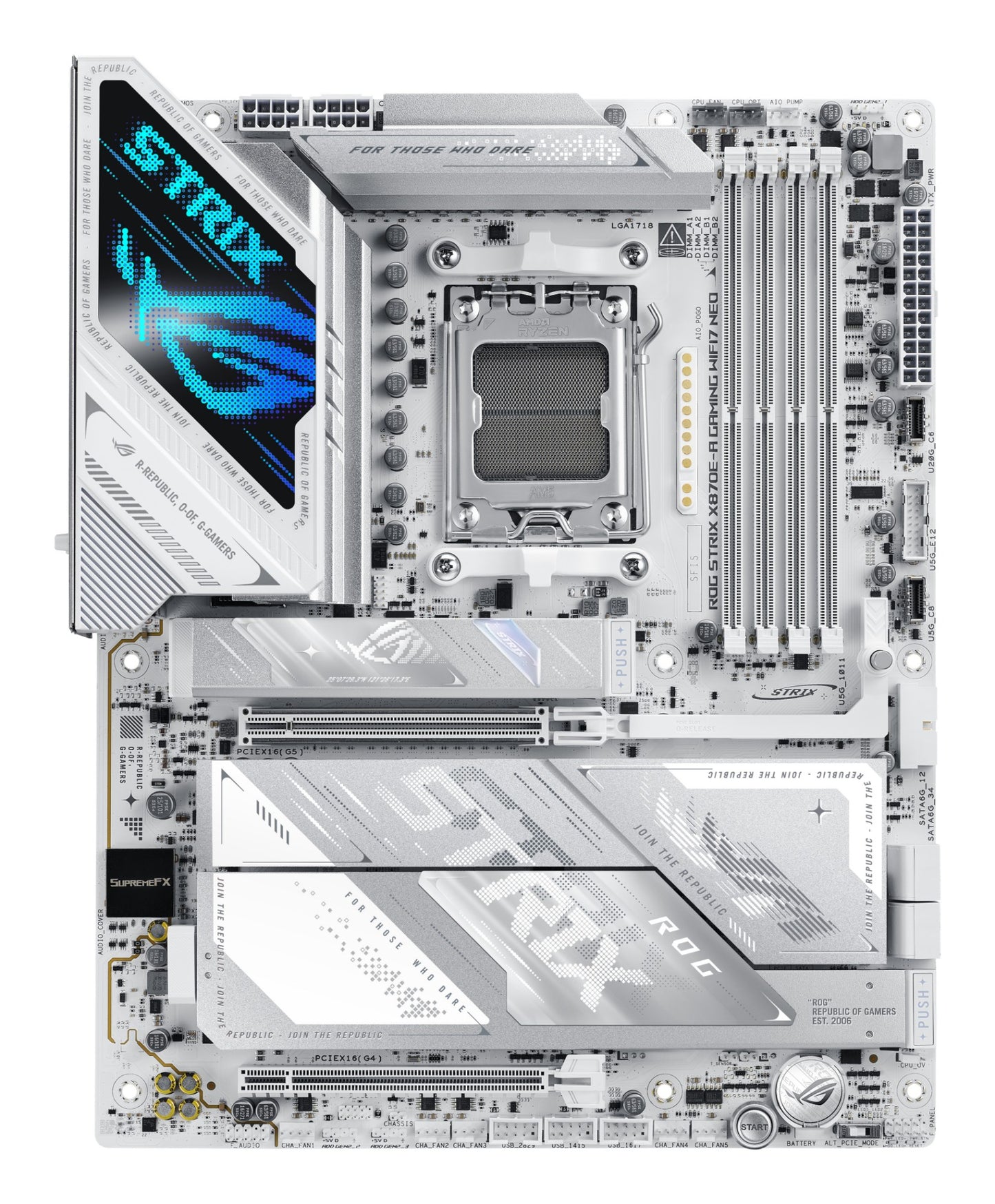 ASUS ROG STRIX X870E-A GAMING WIFI7 NEO AMD X870E Socket AM5 ATX Motherboard