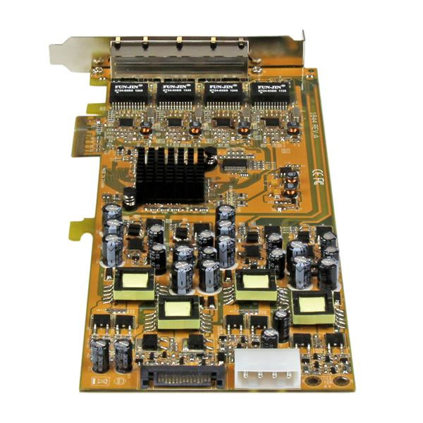 StarTech.com 4 Port Gigabit Power over Ethernet PCIe Network Card - PSE / PoE PCI Network Adapter