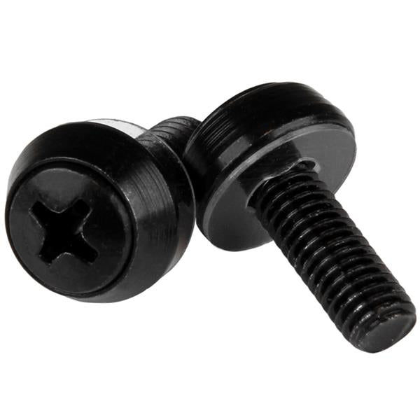 StarTech.com 100-Pack M6 12mm Screws, Mounting Screws for 19" or 10" Server Racks