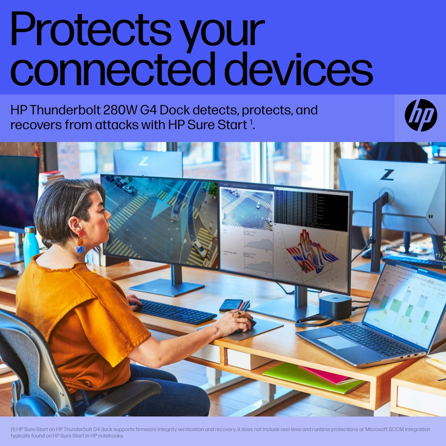 HP G4 w/Combo Cable Thunderbolt 4 Docking Station 280W