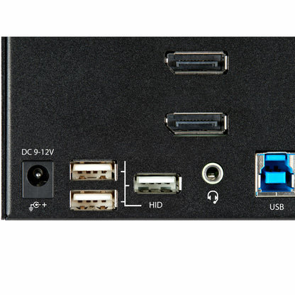 StarTech.com 2 Port Triple Monitor DisplayPort KVM Switch - 4K 60Hz UHD HDR