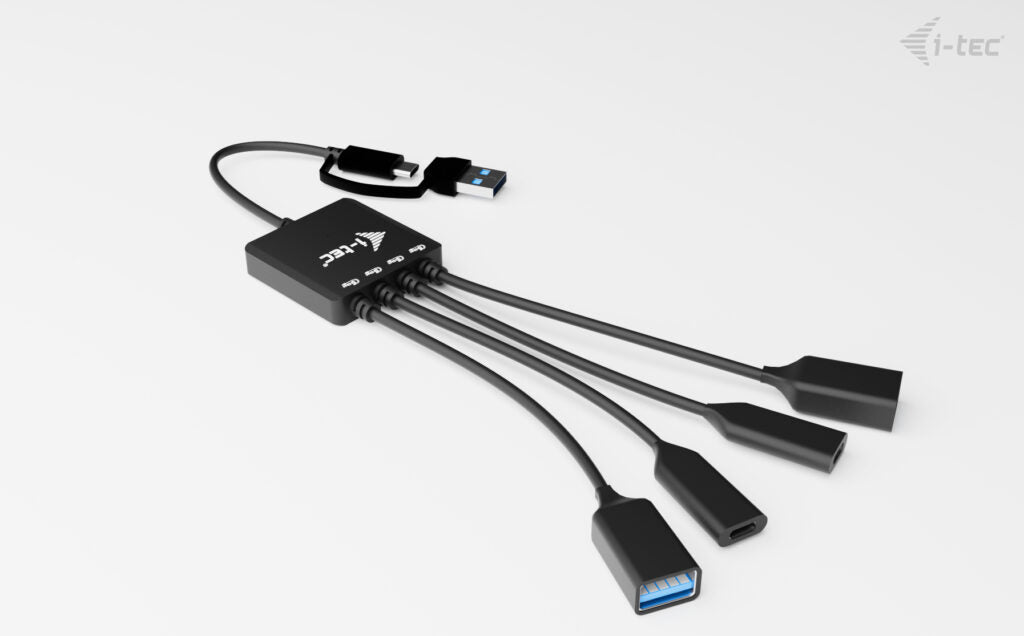 i-tec USB-C/USB-A Cable HUB 4 port