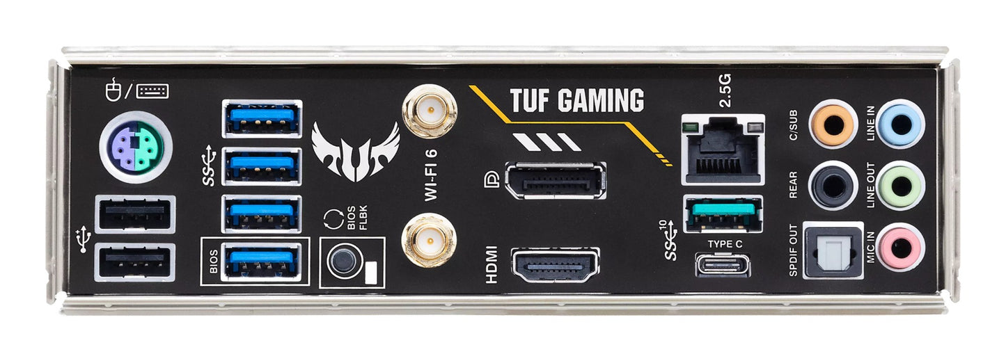 ASUS TUF GAMING B550M-PLUS WIFI II AMD B550 Socket AM4 micro ATX Motherboard