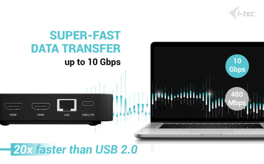 i-tec Power Delivery W USB-C Docking Station 100W (IDOCKPD)