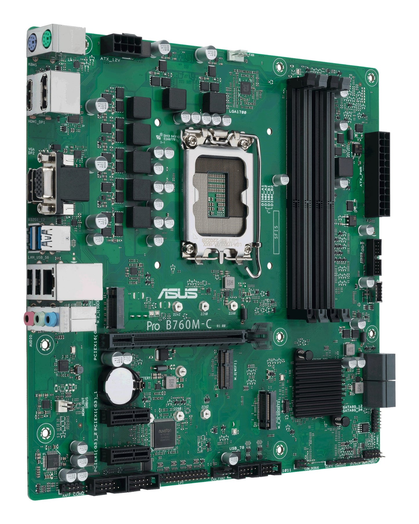 ASUS PRO B760M-C-CSM Intel B760 LGA 1700 micro ATX Motherboard
