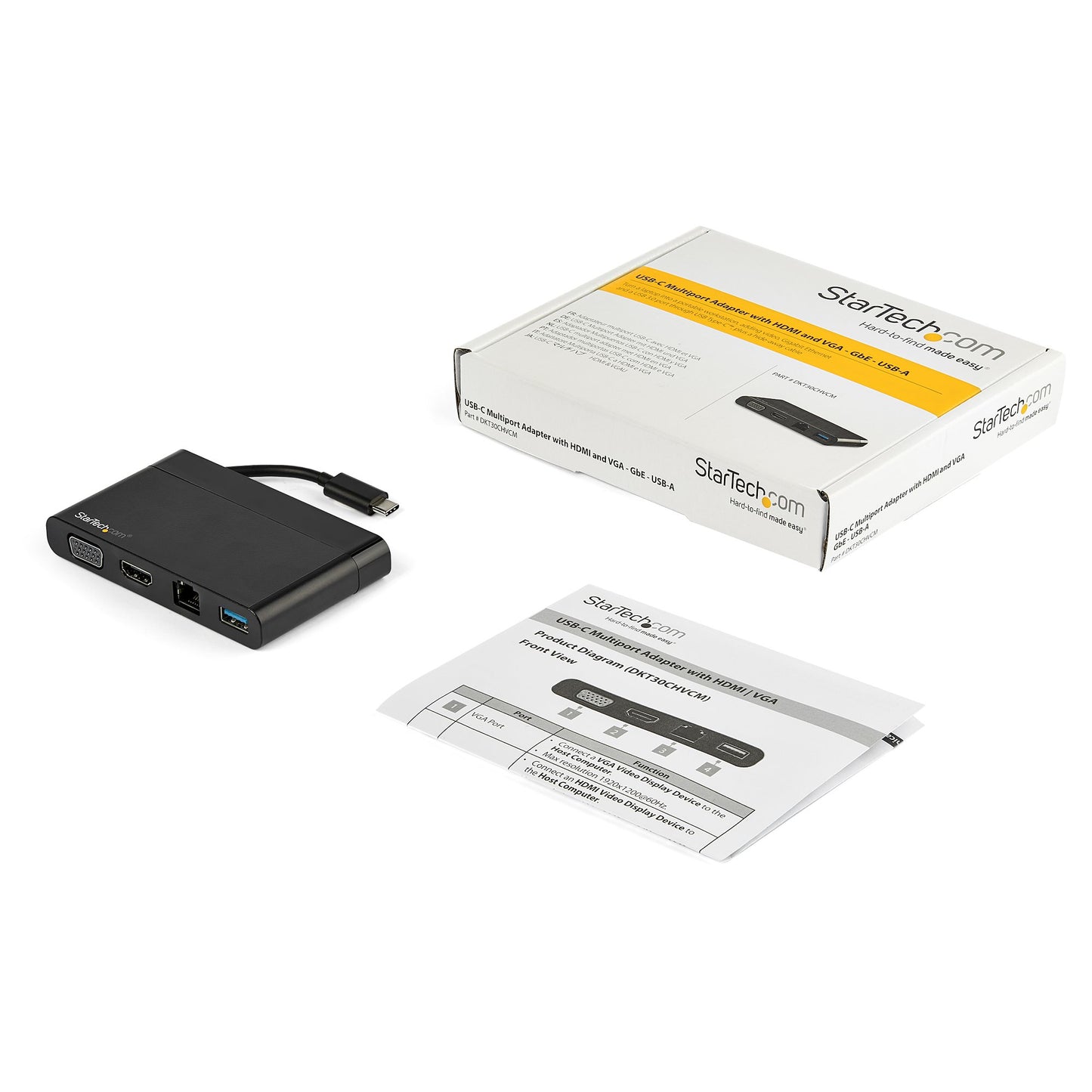 StarTech.com Multiport Adapter USB-C Docking Station