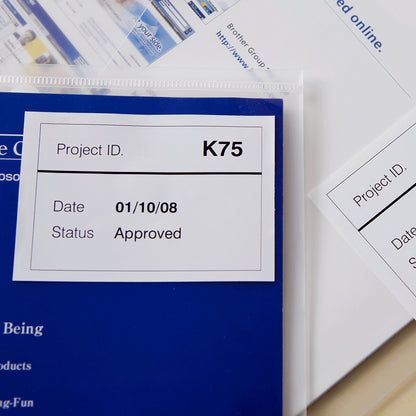 Brother DK-44205 DirectLabel Etikettes white Paper 62mm x 30,48m for Brother P-Touch Labels