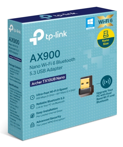 TP-LINK Archer TX10UB Nano Bluetooth 600 Mbit/s Network Adapter