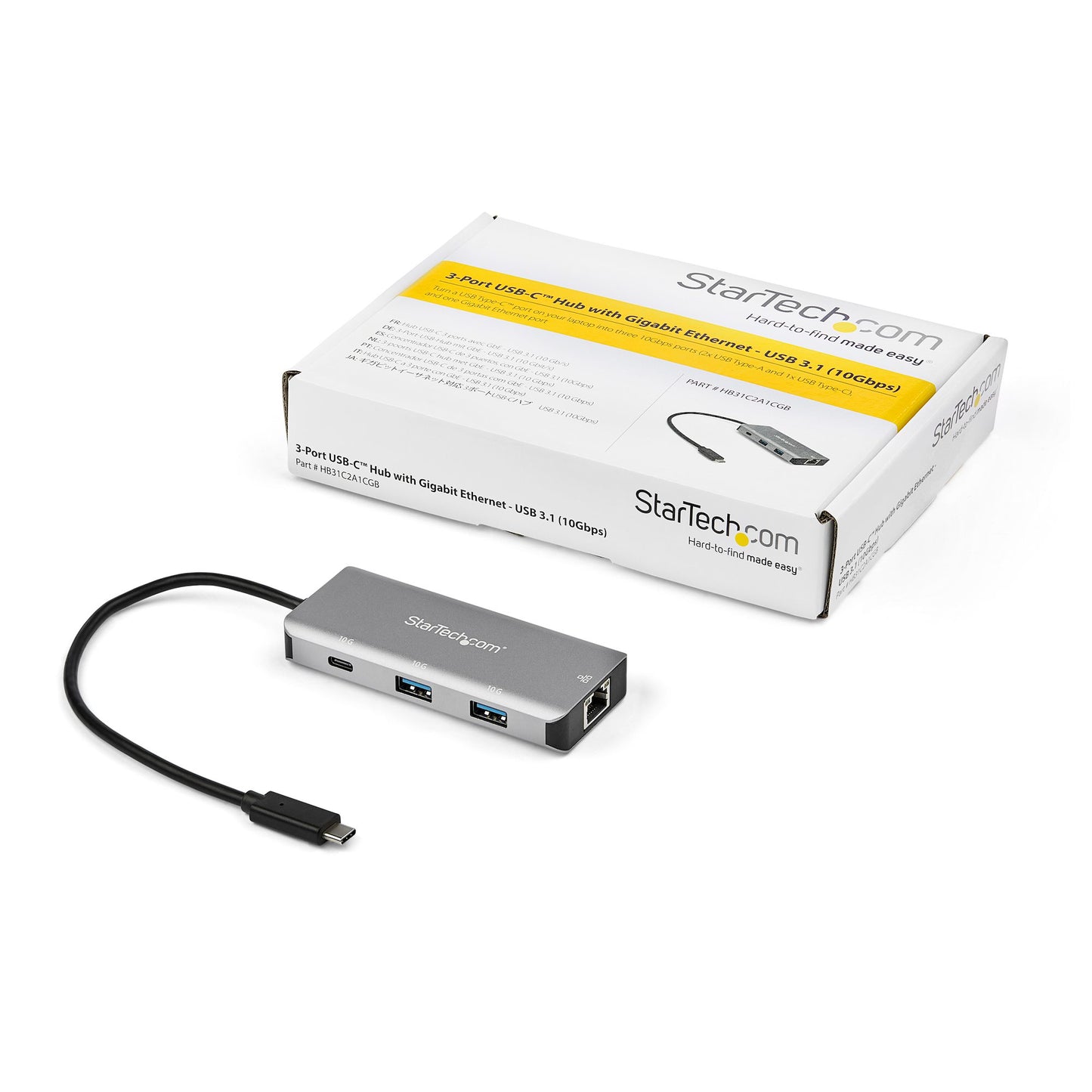 StarTech.com Hub Gigabit Ethernet USB-C Docking Station