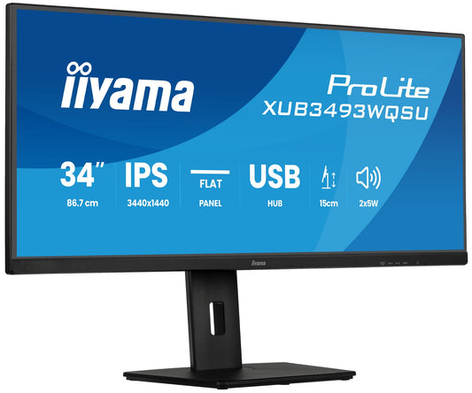 iiyama ProLite XUB3493WQSU-B6 34" UWQHD IPS 120Hz Monitor