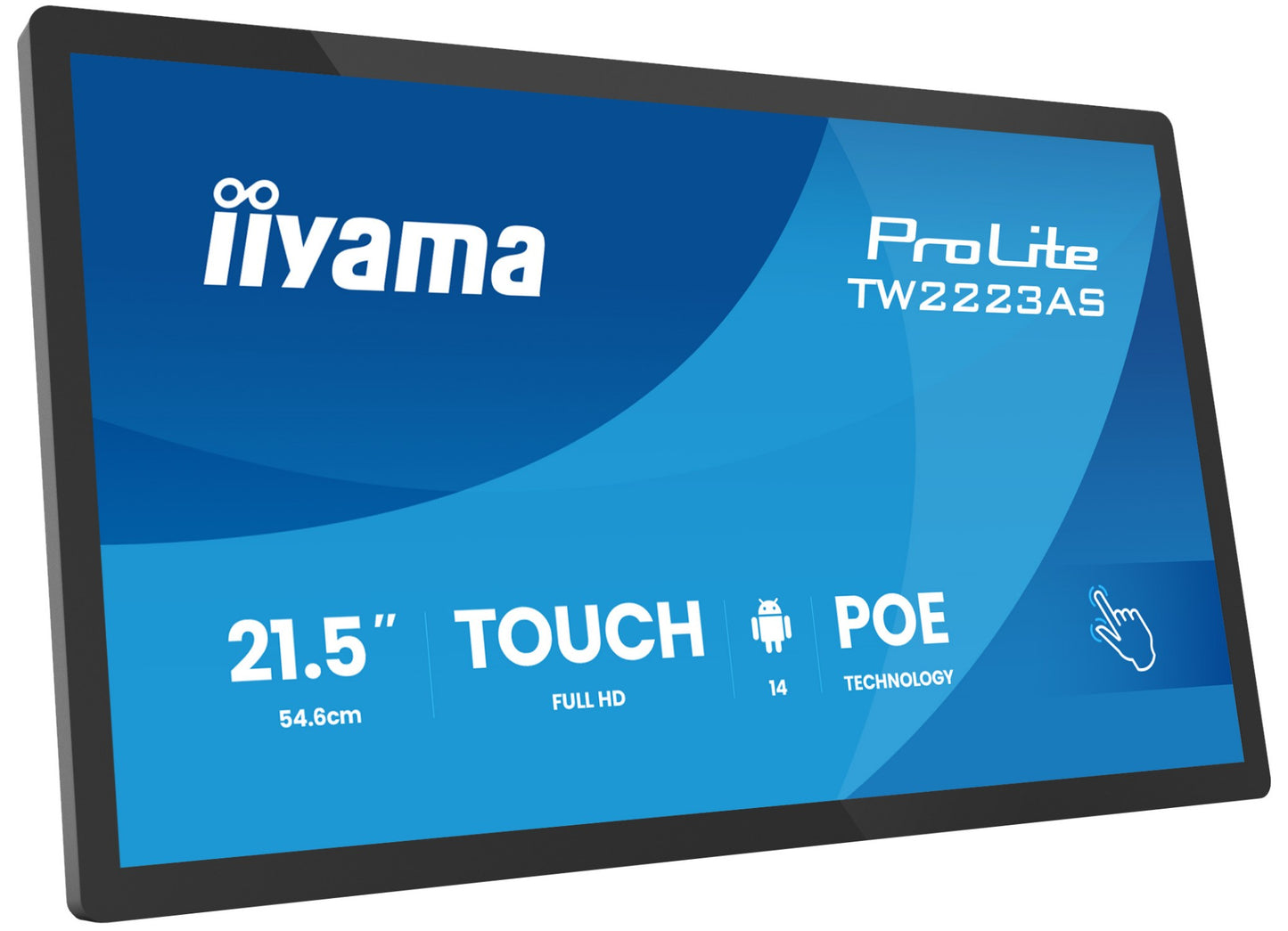 iiyama TW2223AS-B3P Signage Display Interactive flat panel 21.5" Full HD IPS Touch Monitor