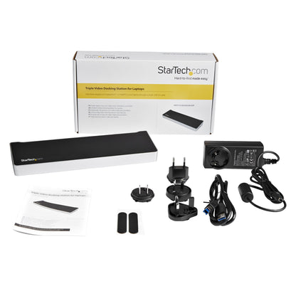 StarTech.com Triple-Monitor 1x 2x USB Docking Station